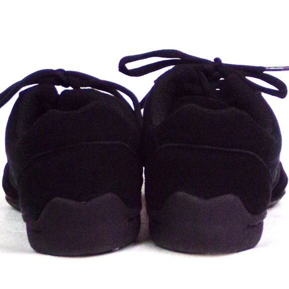 SANSHA SKAZZ 9M black split-sole ballet/exercise sneakers suede/canvas uppers - Picture 8 of 16